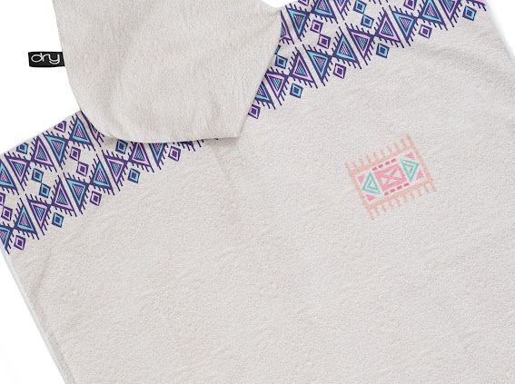 Beige Microfiber Adult Poncho (Native American)