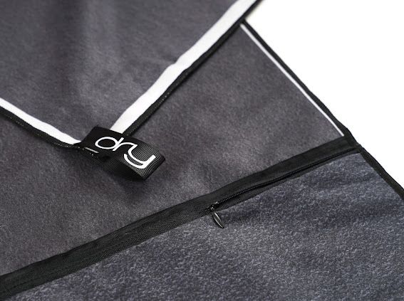 Black Microfiber Towel (Sport) - Small