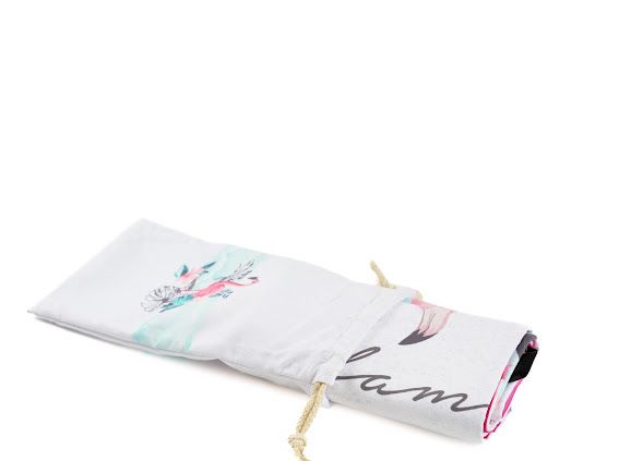 Microfiber Towel - Flamingo, (Big)