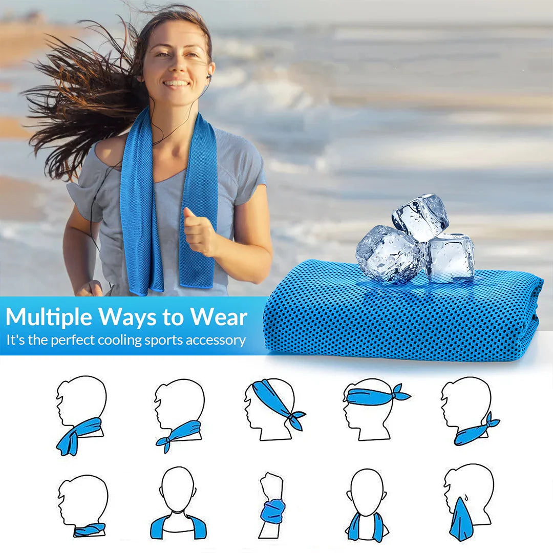 Dry Microfiber Cooling Towel Box 2Pcs Set