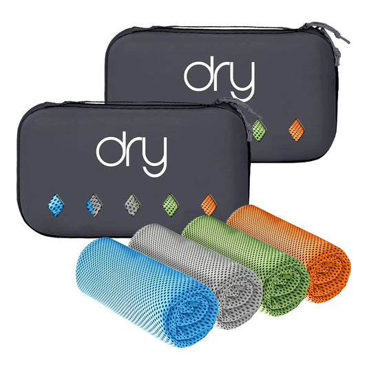 Dry Microfiber Cooling Towel Box 2Pcs Set
