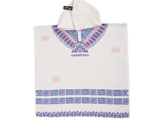 Beige Microfiber Kids Poncho (Native American)